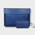 PU Leather Laptop Sleeve With Power Pouch