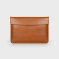 Men's Tan Caramel Genuine Leather Laptop Sleeve