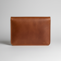 Men's Tobacco Brown Nubuck Leather Laptop Sleeve